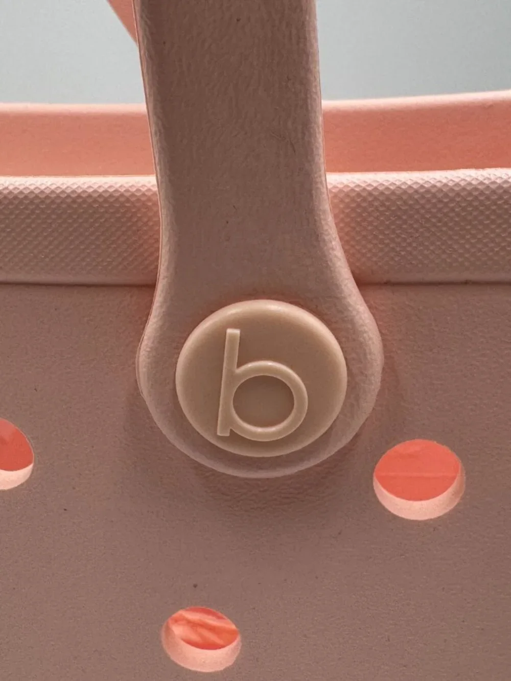 Peach Bitty Bogg Bag